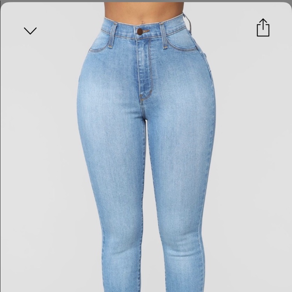Fashion Nova Jeans Size 0 Brand New